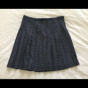 Polka dot J Crew skirt